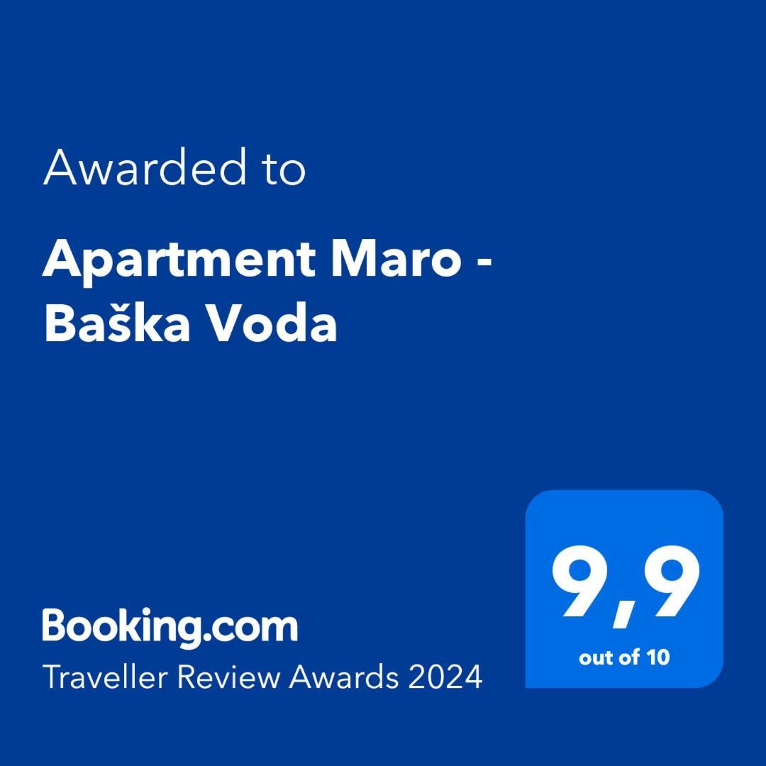 Apartment Maro - Baška Voda Extérieur photo